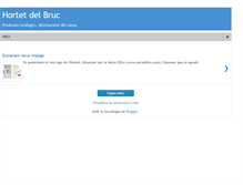 Tablet Screenshot of hortetdelbruc.com